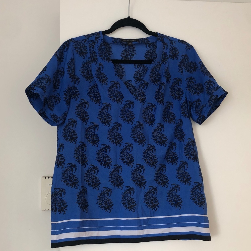 BANANA REPUBLIC - silk blouse